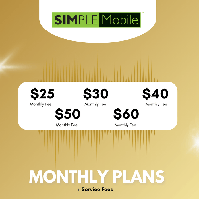Simple Mobile Monthly Plan